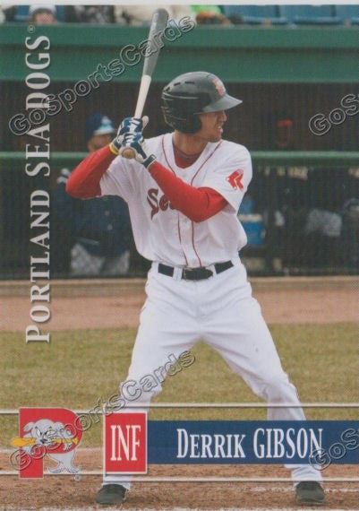 2014 Portland Sea Dogs Derrik Gibson