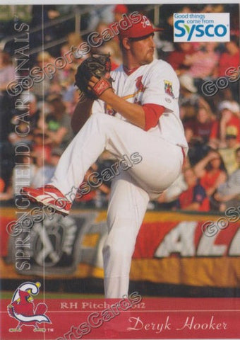2012 Springfield Cardinals SGA Deryk Hooker