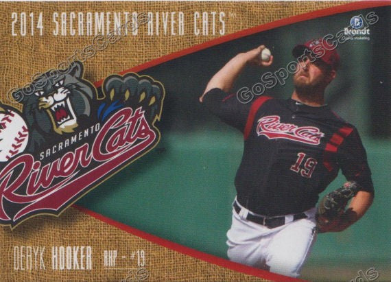 2014 Sacramento River Cats Deryk Hooker