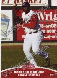 2007 Lowell Spinners Deshaun Brooks