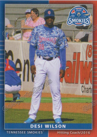 2016 Tennessee Smokies Desi Wilson