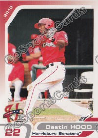 2012 Harrisburg Senators Destin Hood