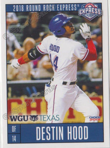 2018 Round Rock Express Destin Hood
