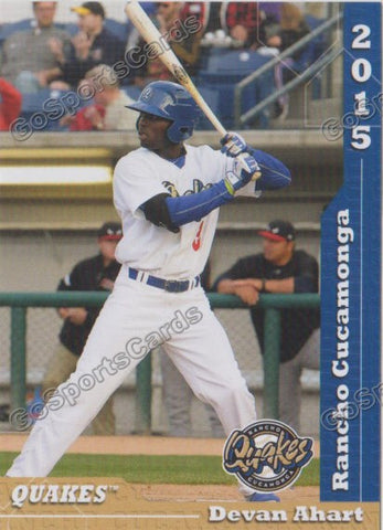 2015 Rancho Cucamonga Quakes Devan Ahart