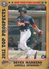 2012 New York Penn League Top Prospects NYPL Deven Marrero