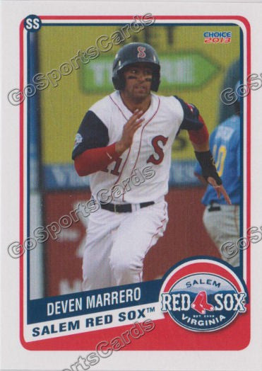 2013 Salem Red Sox Deven Marrero