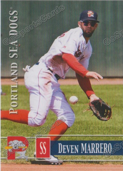 2014 Portland Sea Dogs Deven Marrero