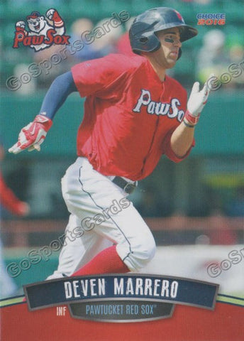 2016 Pawtucket Red Sox Deven Marrero