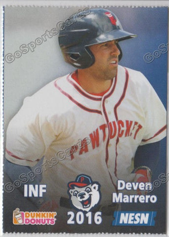 2016 Pawtucket Red Sox SGA Dunkin Donuts Deven Marrero