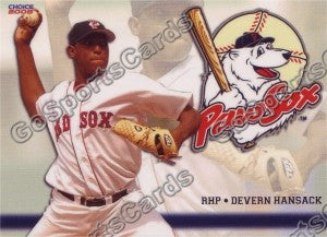 2008 Pawtucket Red Sox Devern Hansack