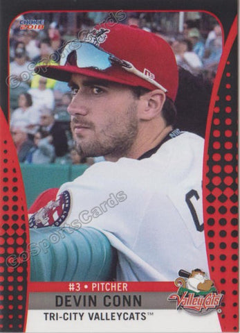 2018 Tri City ValleyCats Devin Conn