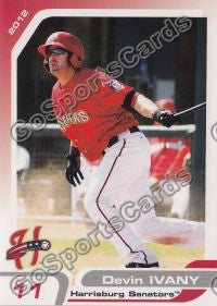 2012 Harrisburg Senators Devin Ivany
