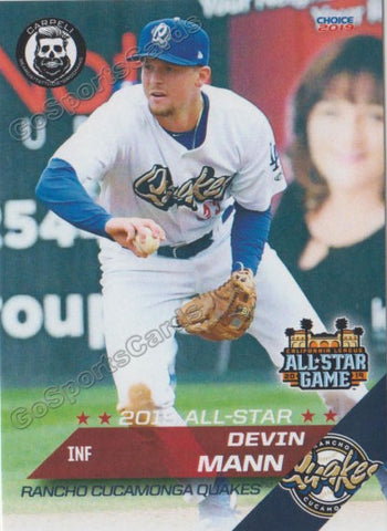 2019 California League All Star SB Devin Mann