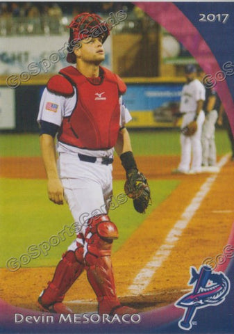 2017 Pensacola Blue Wahoos Devin Mesoraco