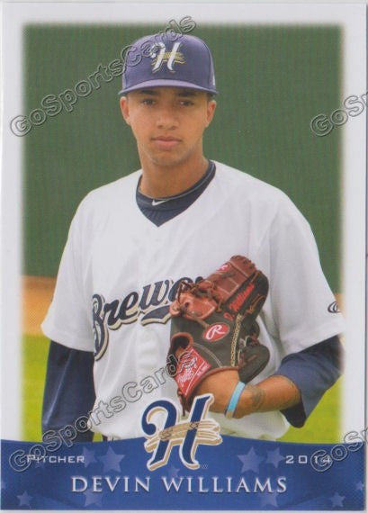 2014 Helena Brewers Devin Williams