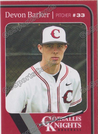 2013 Corvallis Knights Devon Barker