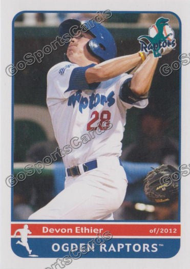 2012 Ogden Raptors Devon Ethier