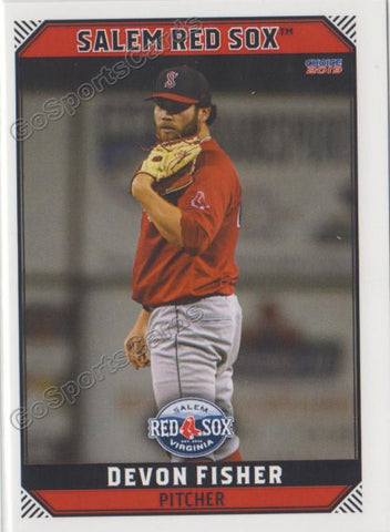 2019 Salem Red Sox Devon Fisher