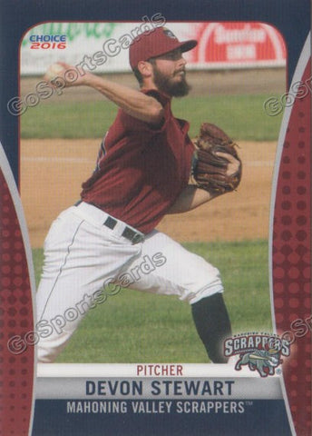 2016 Mahoning Valley Scrappers Devon Stewart