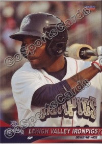 2010 Lehigh Valley IronPigs DeWayne Wise