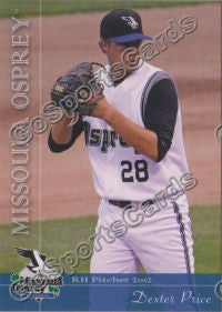 2012 Missoula Osprey Dexter Price