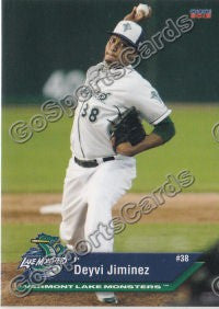 2012 Vermont Lake Monsters Deyvi Jimenez