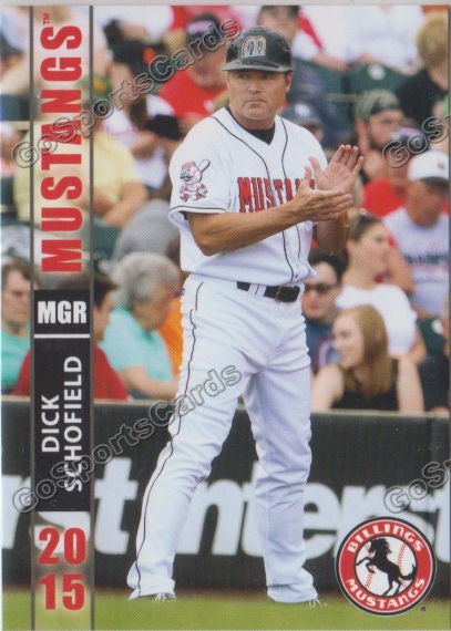 2015 Billings Mustangs Dick Schofield