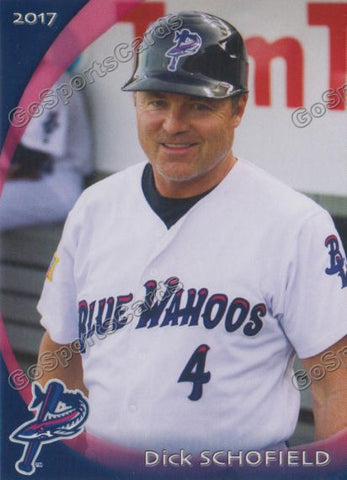 2017 Pensacola Blue Wahoos Dick Schofield