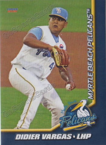 2021 Myrtle Beach Pelicans Didier Vargas