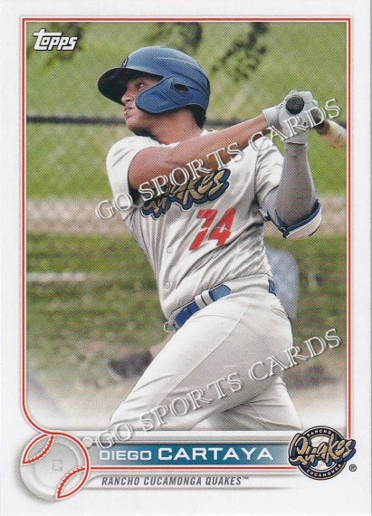 2022 Topps Pro Debut Diego Cartaya PD-94 – Go Sports Cards