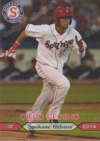 2014 Spokane Indians Diego Cedeno
