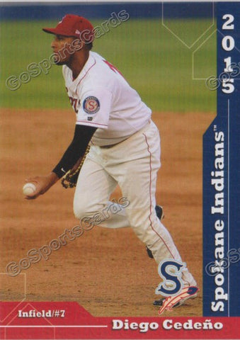 2015 Spokane Indians Diego Cedeno