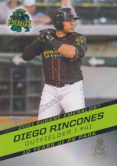 2021 Eugene Emeralds Diego Rincones