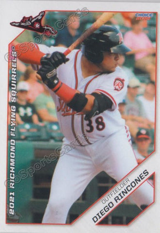 2021 Richmond Flying Squirrels Diego Rincones