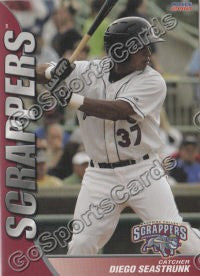 2010 Mahoning Valley Scrappers Diego Seastrunk