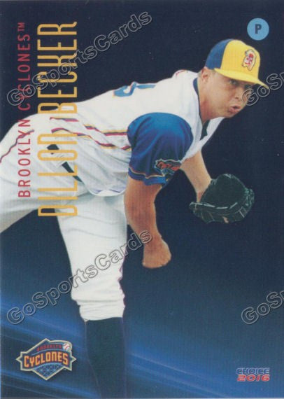2016 Brooklyn Cyclones Dillon Becker