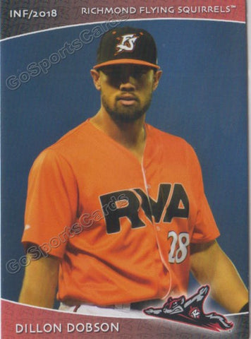 2018 Richmond Flying Squirrels Dillon Dobson