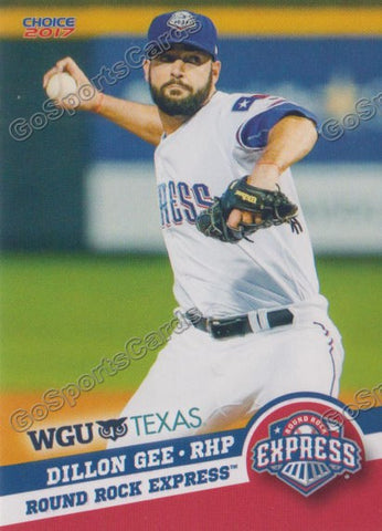 2017 Round Rock Express Dillon Gee