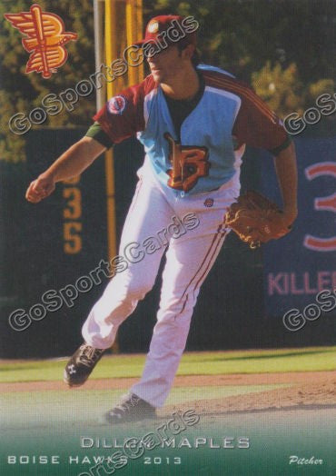 2013 Boise Hawks Dillon Maples