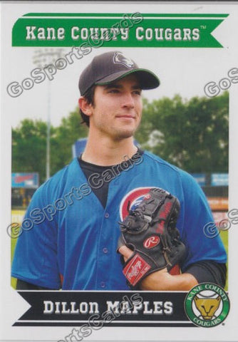 2013 Kane County Cougars Dillon Maples
