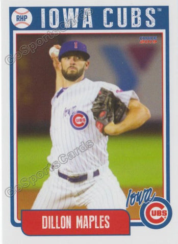 2019 Iowa Cubs Dillon Maples