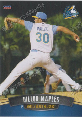 2016 Myrtle Beach Pelicans Dillon Maples
