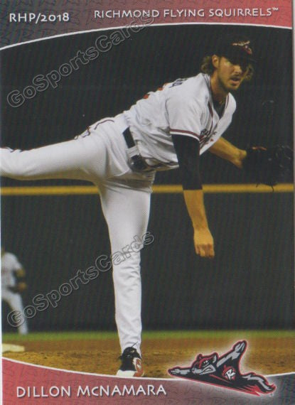 2018 Richmond Flying Squirrels Dillon McNamara
