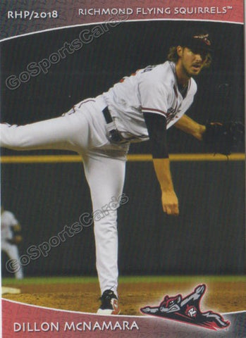 2018 Richmond Flying Squirrels Dillon McNamara