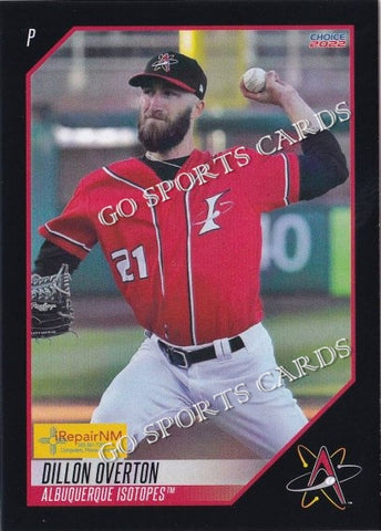 2022 Albuquerque Isotopes SGA Dillon Overton