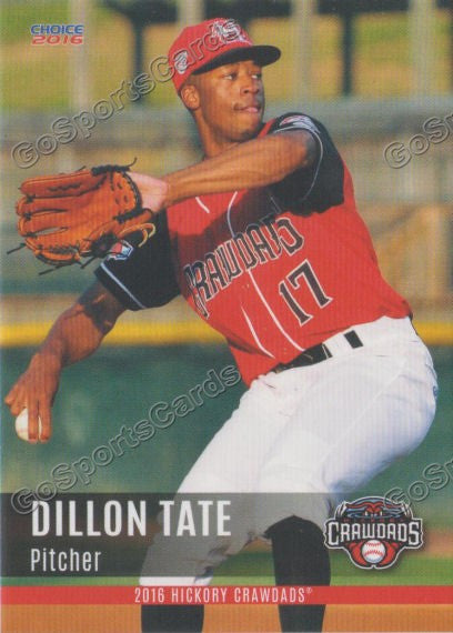 2016 Hickory Crawdads 2nd Dillon Tate