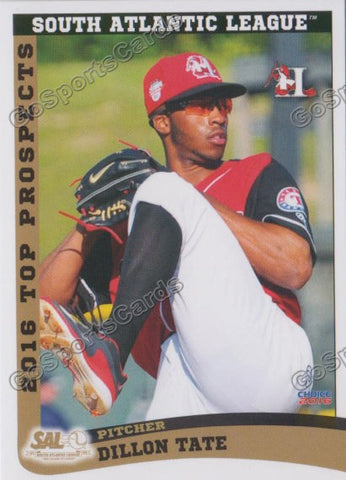 2016 South Atlantic League Top Prospect Dillon Tate