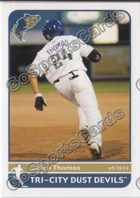2012 Tri City Dust Devils Dillon Thomas