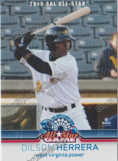2013 South Atlantic League All Star SAL ND Dilson Herrera