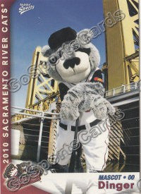 2010 Sacramento River Cats Dinger Mascot